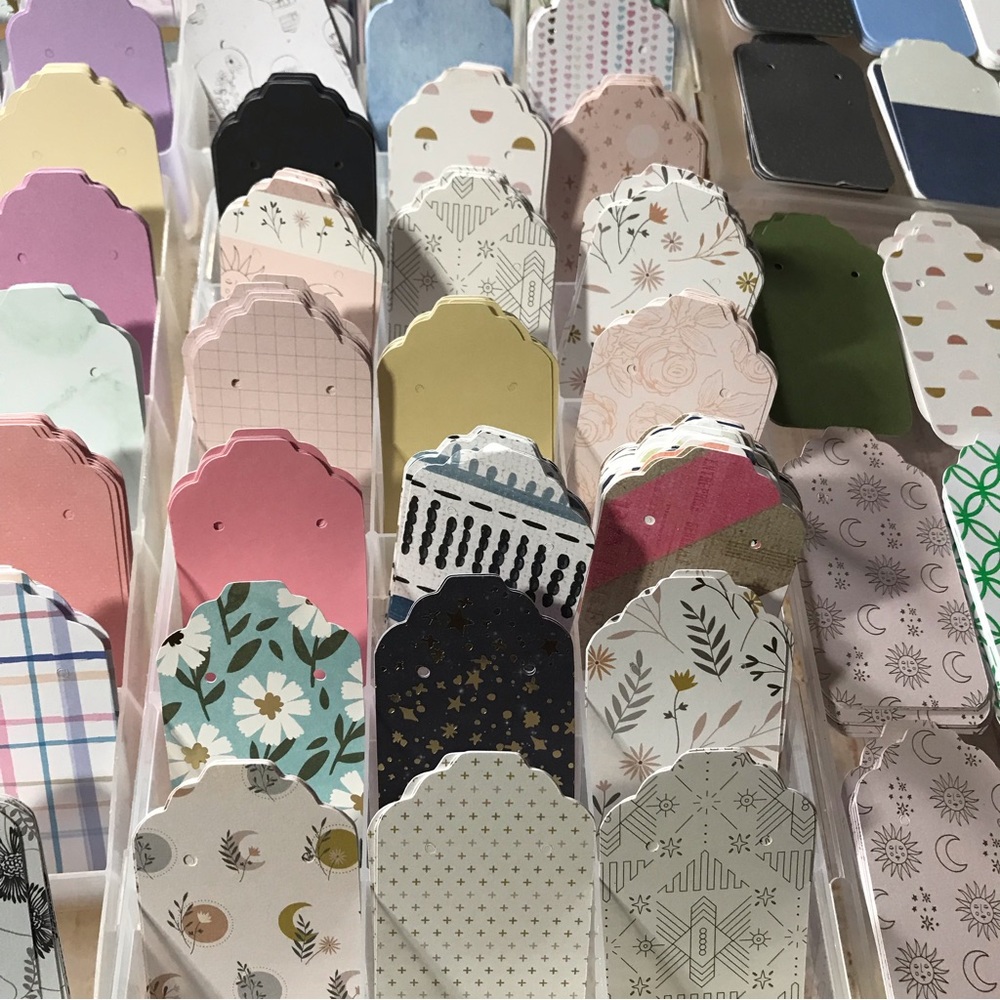 30 pc earring cards tags holders display - Picture 5 of 7